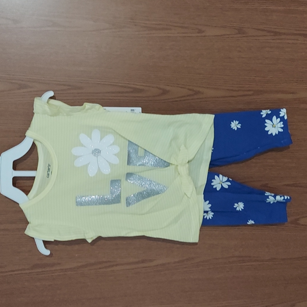 Nwt carter's baby girl outfit size 18 months